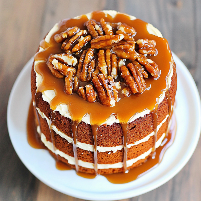 Irresistible Salted Caramel Pumpkin Cake Recipe