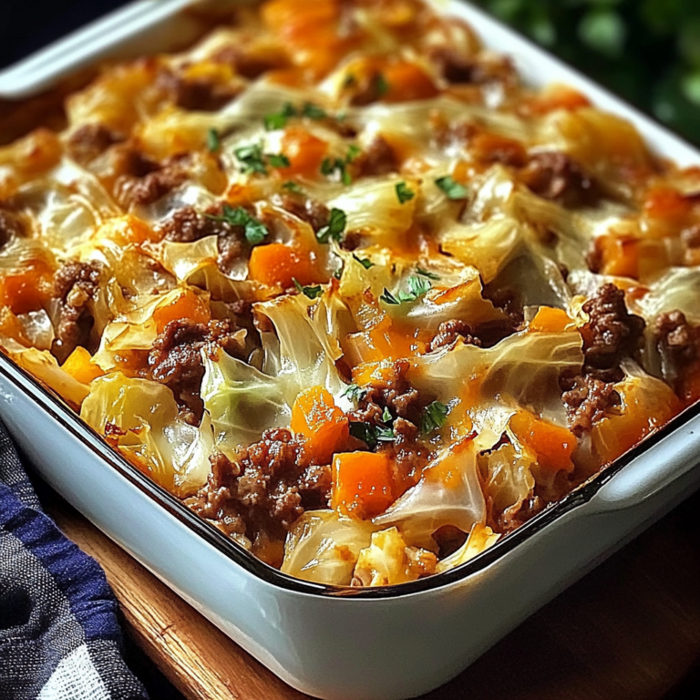 Irresistible Savory Cabbage Beef Bake Recipe in 1 Hour