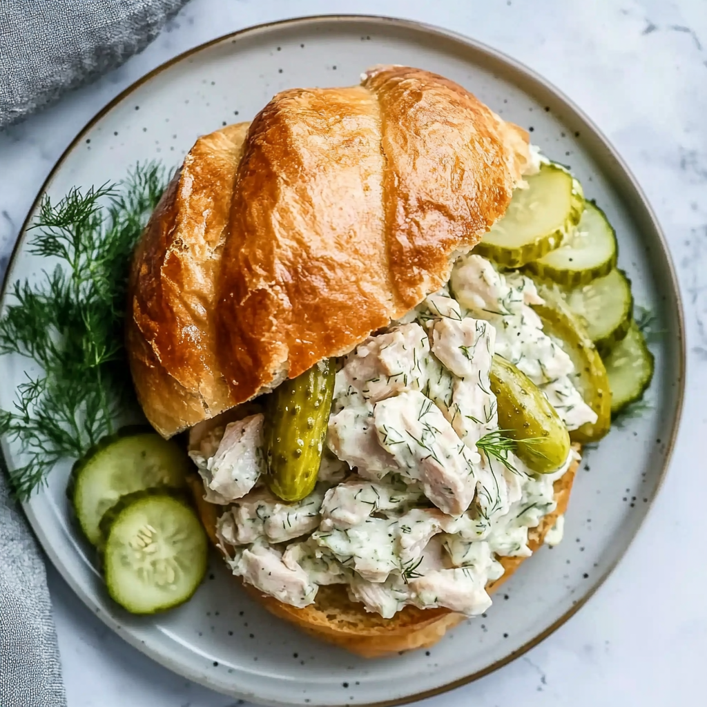 Irresistible Savory Dill Pickle Chicken Salad Recipe
