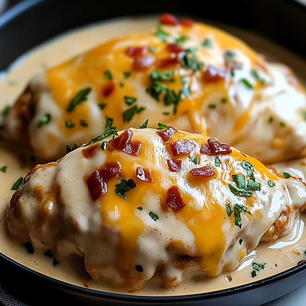 Ultimate Smothered Cheesy Sour Cream Chicken Recipe