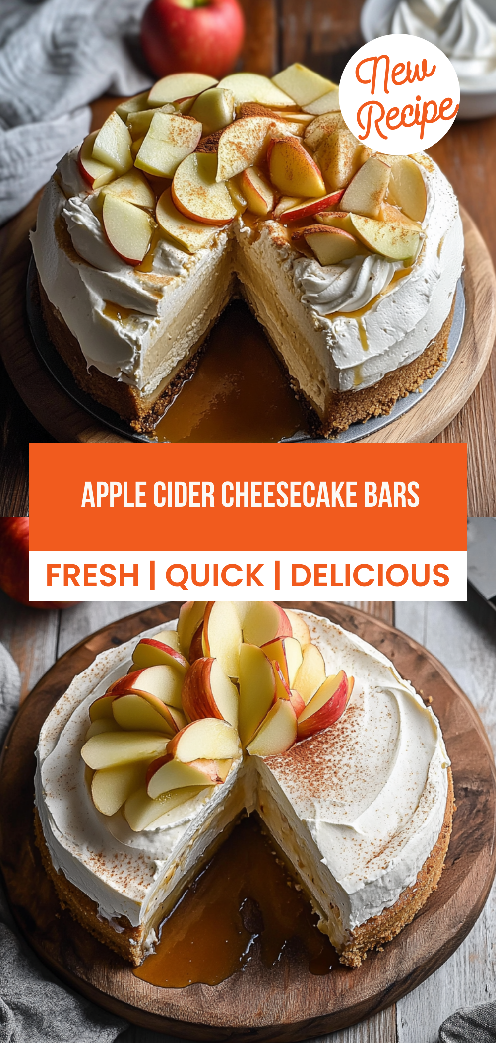 Apple Cider Cheesecake