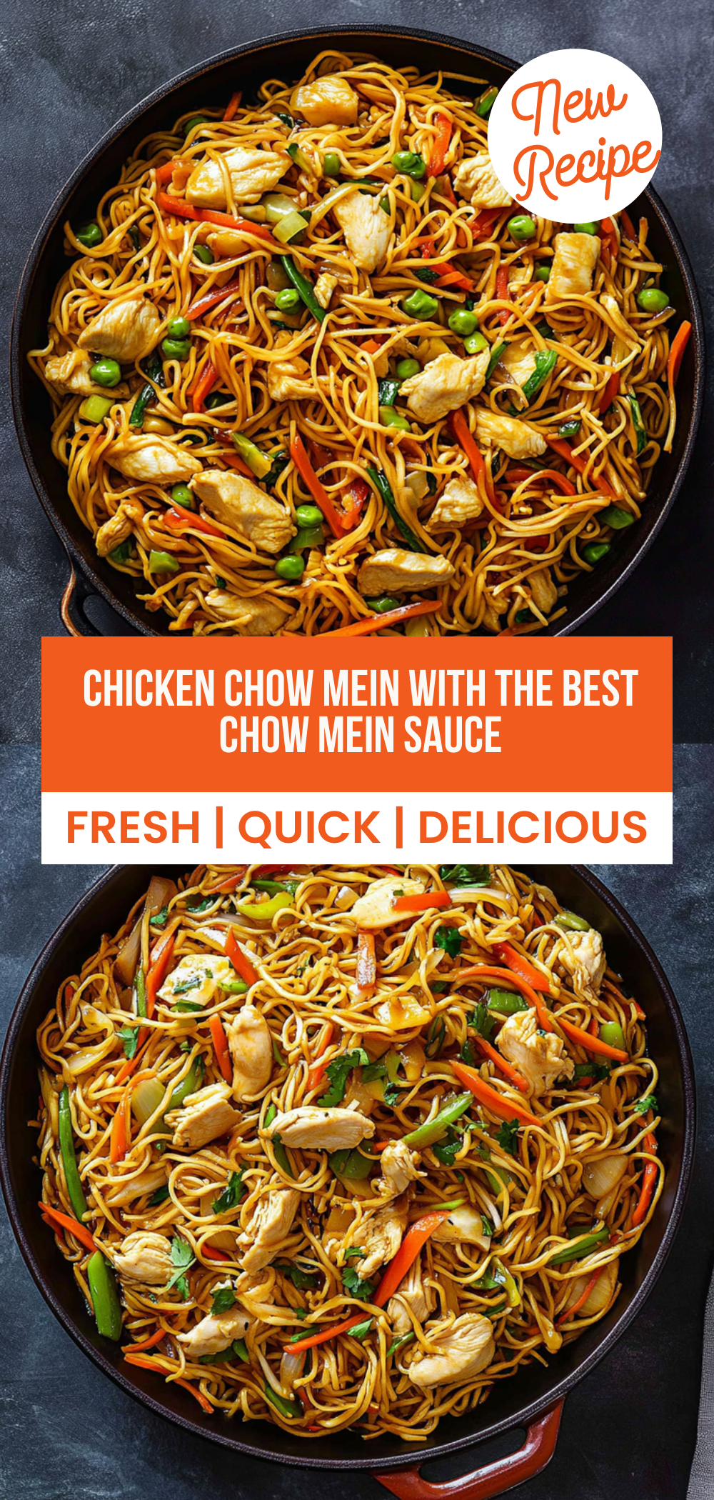 Chicken Chow Mein with the Best Chow Mein Sauce