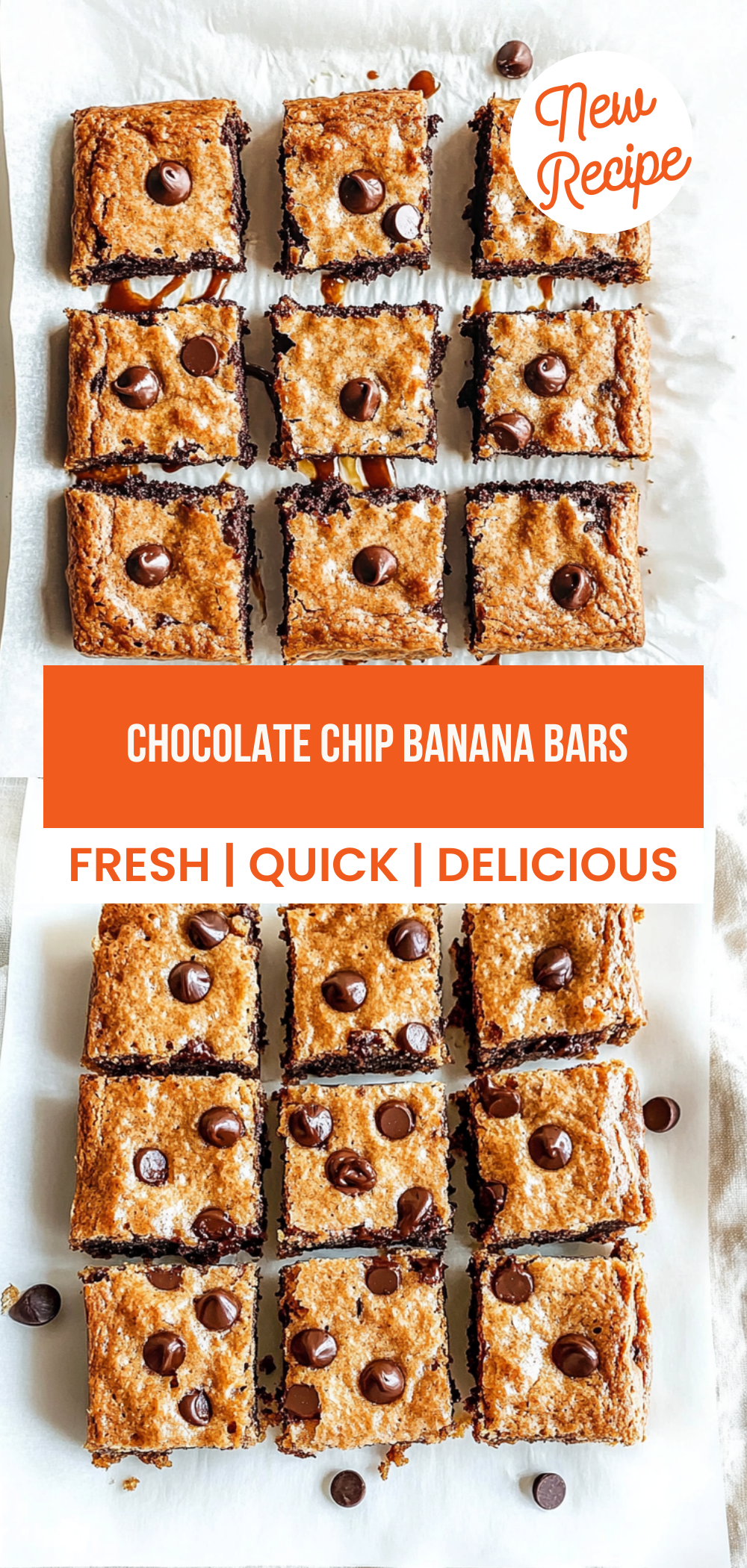 Chocolate Chip Banana Bars