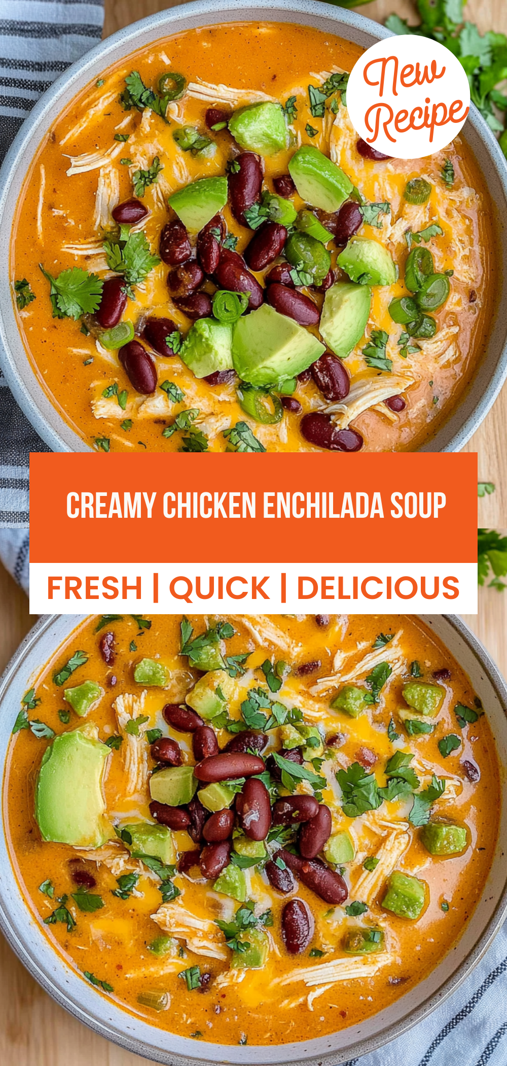 Creamy Chicken Enchilada Soup