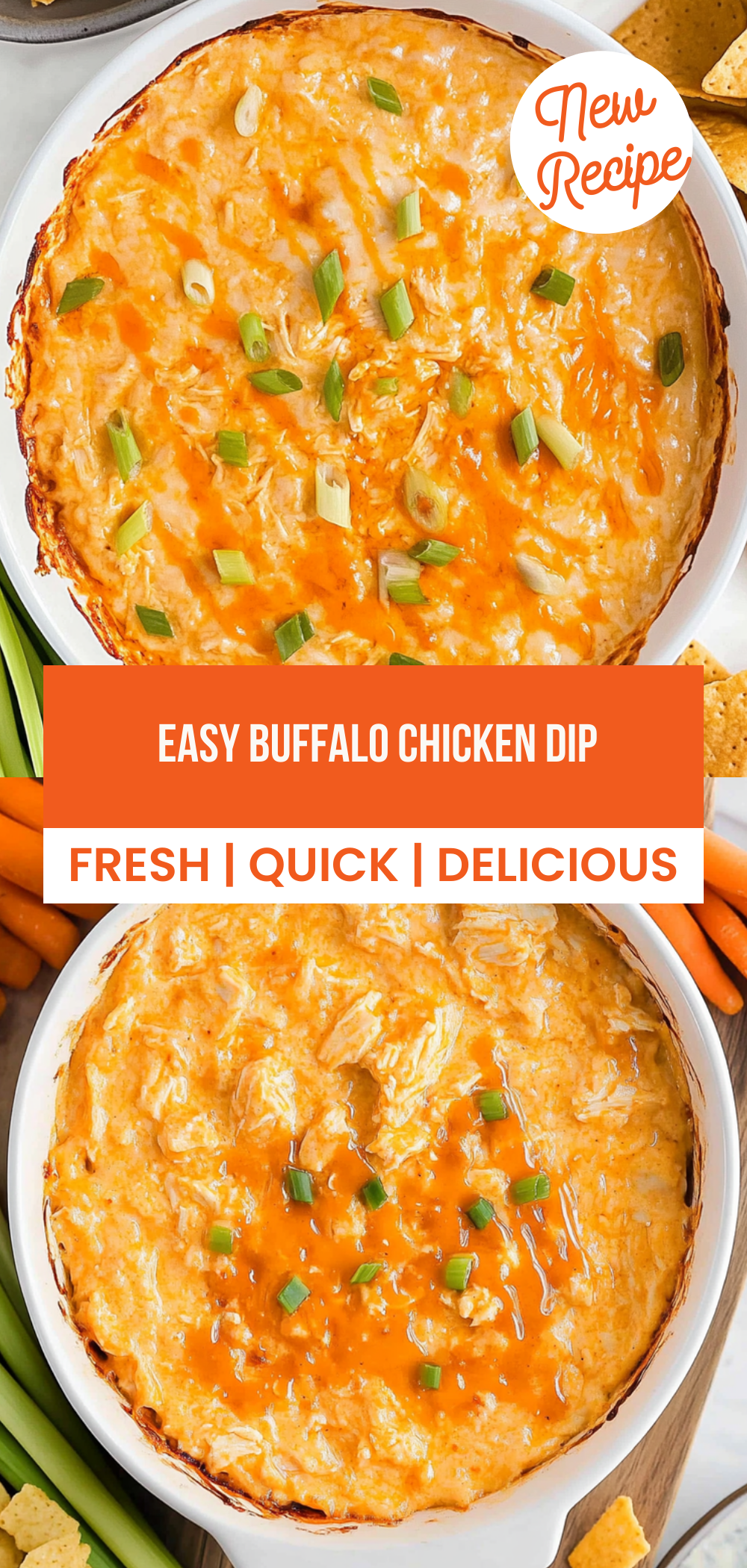 Easy Buffalo Chicken Dip