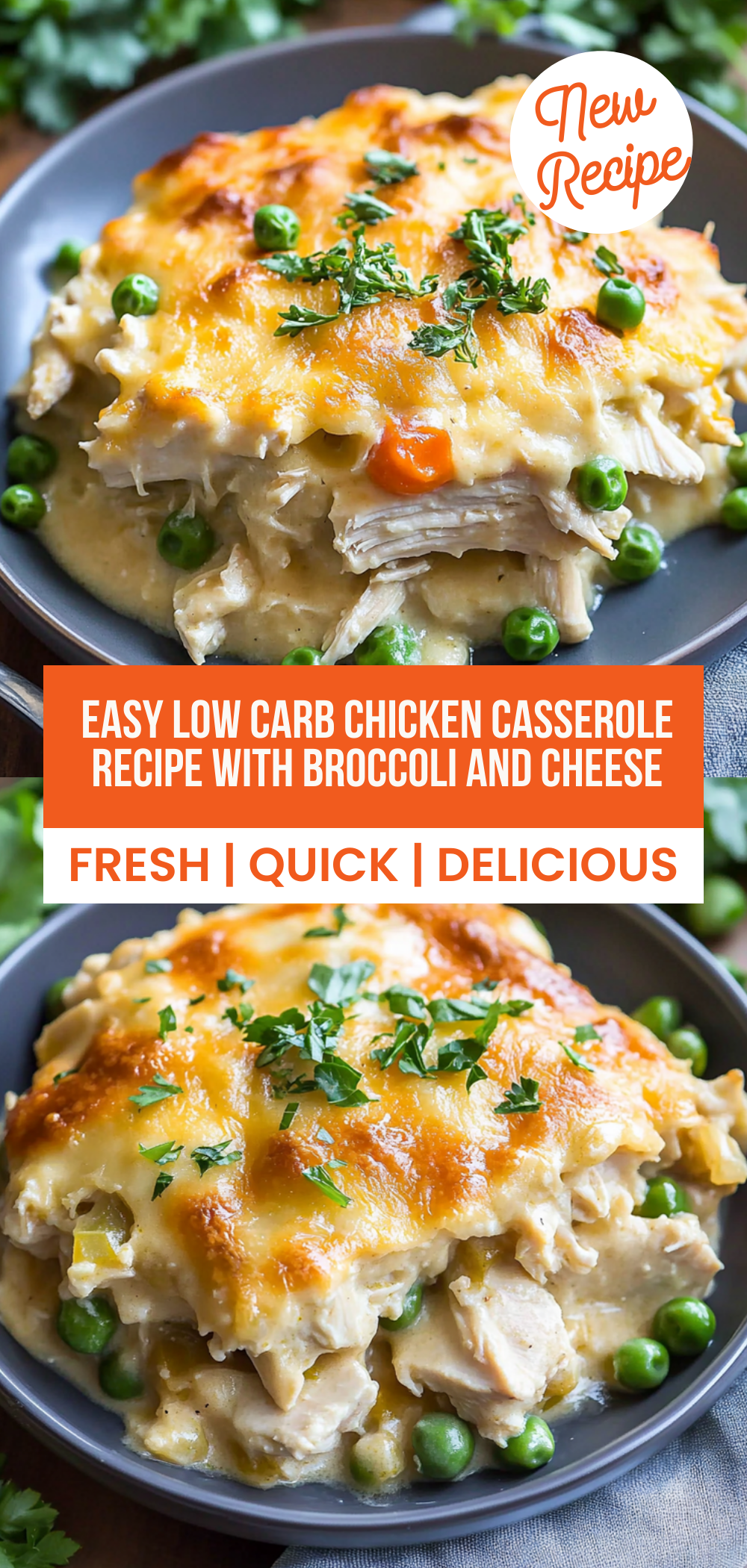Easy Low Carb Chicken Casserole Recipe