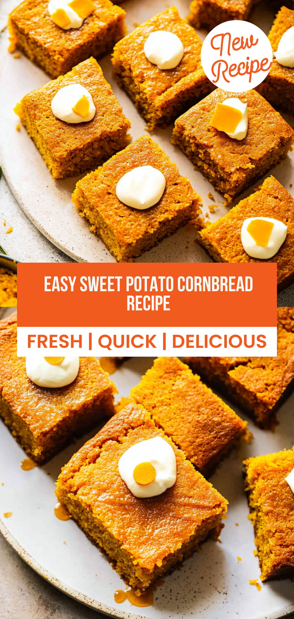 Easy Sweet Potato Cornbread Recipe