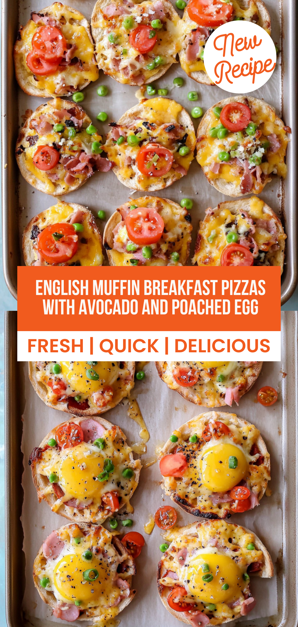 English Muffin Breakfast Pizzas
