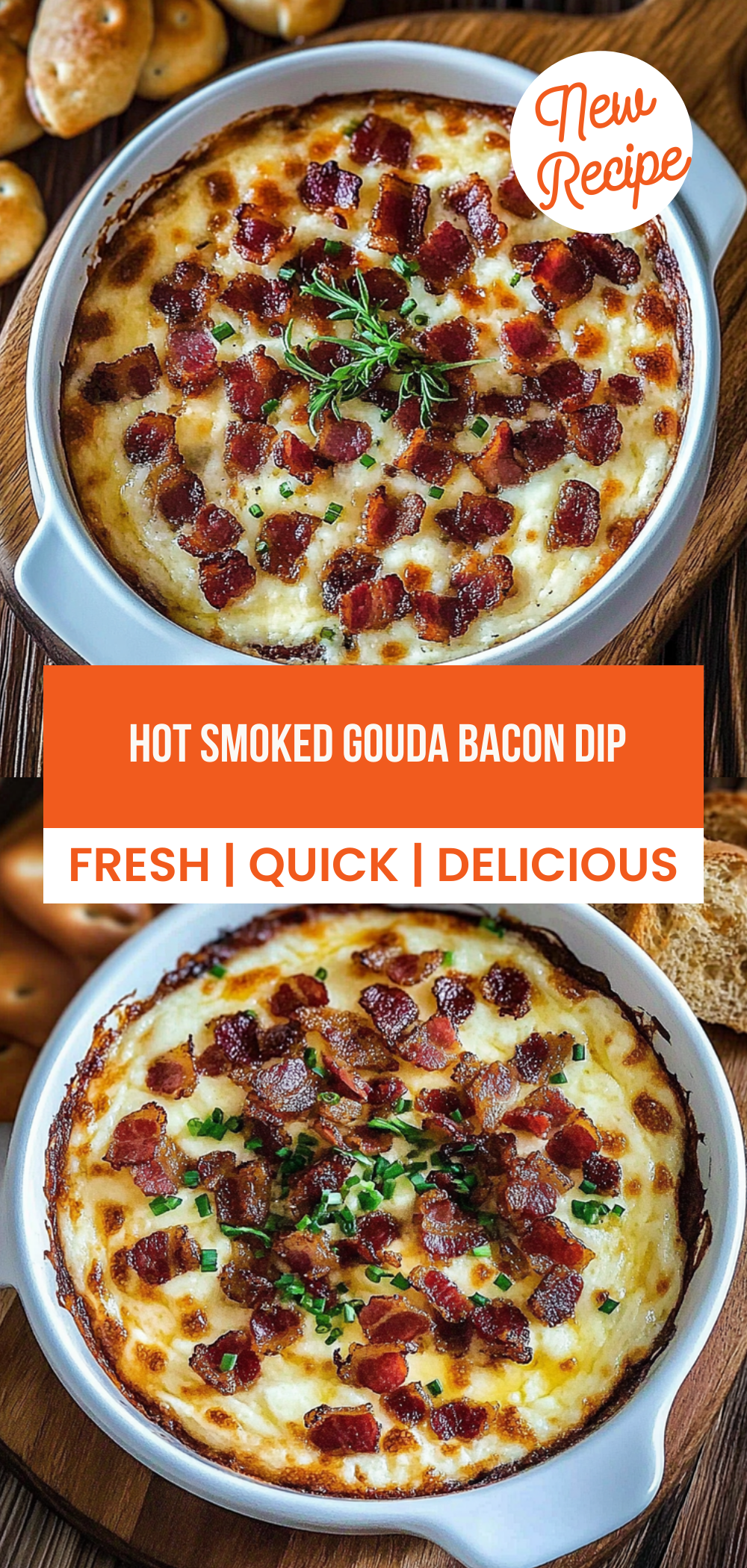 Hot Smoked Gouda Bacon Dip