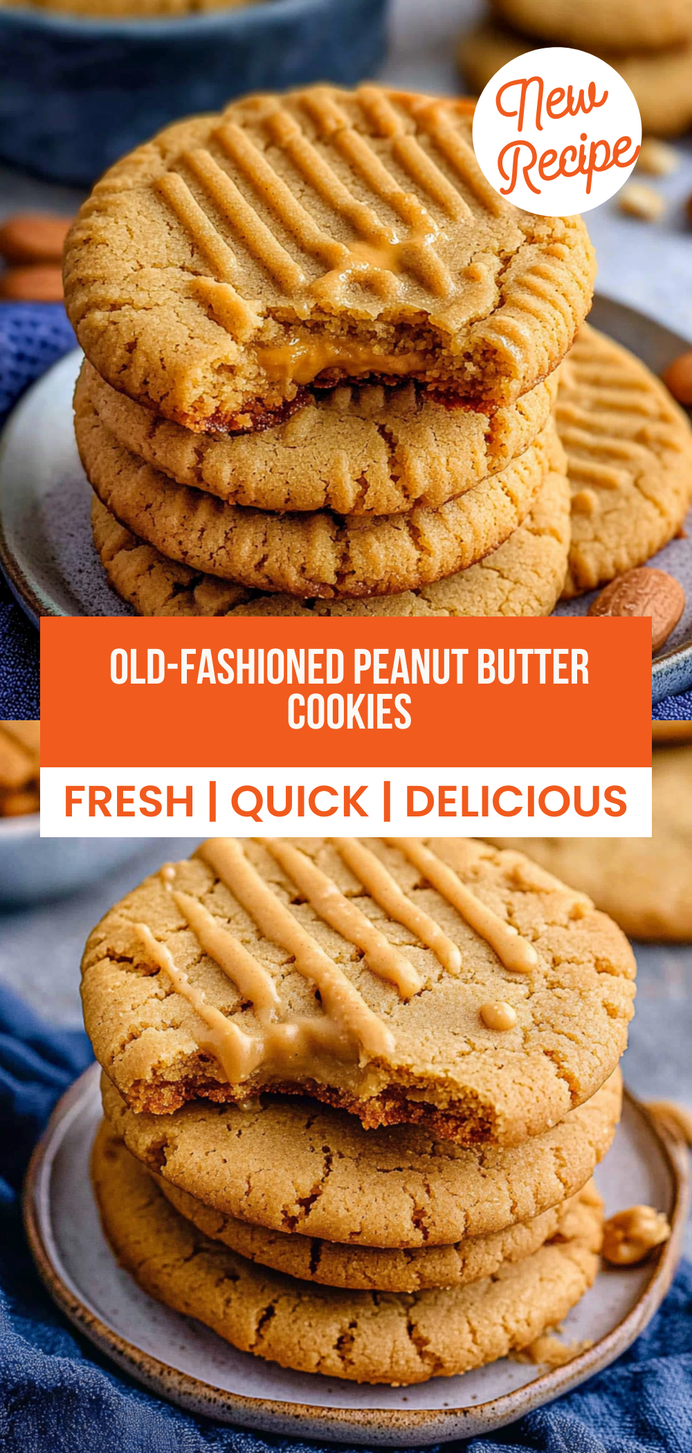 Old-Fashioned Peanut Butter Cookies