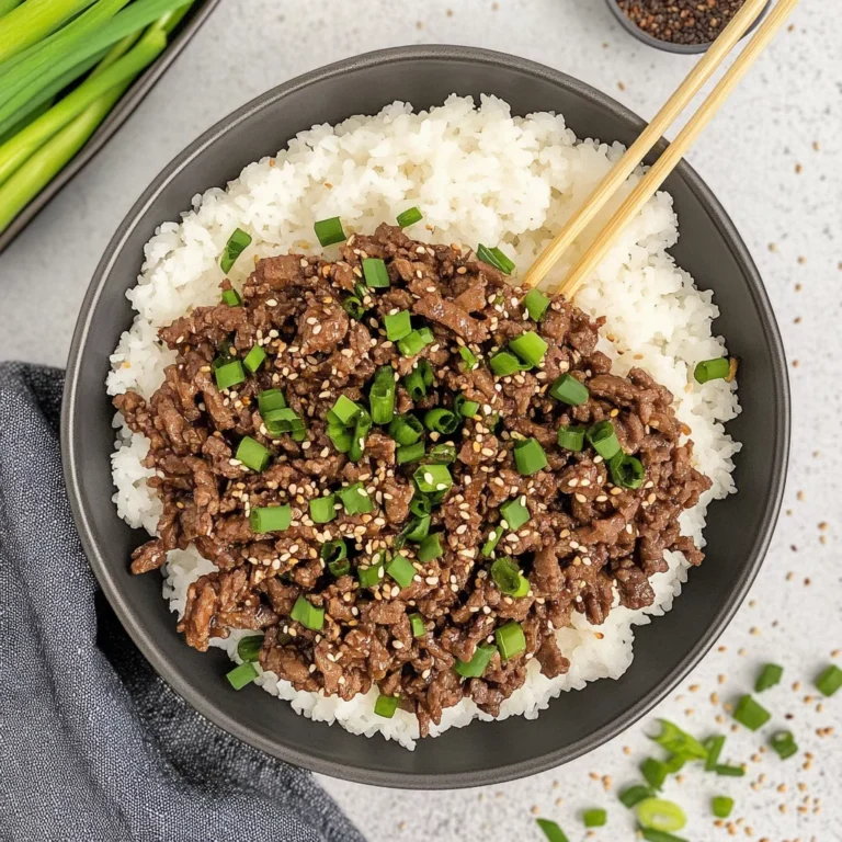 20-Minute (Super-Easy!) Korean Beef Bowl: Flavor Explosion