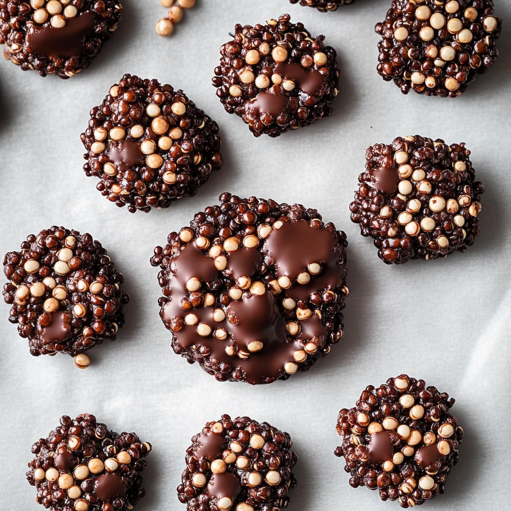 3-Ingredient Dark Chocolate Quinoa Crisps: Irresistibly C…