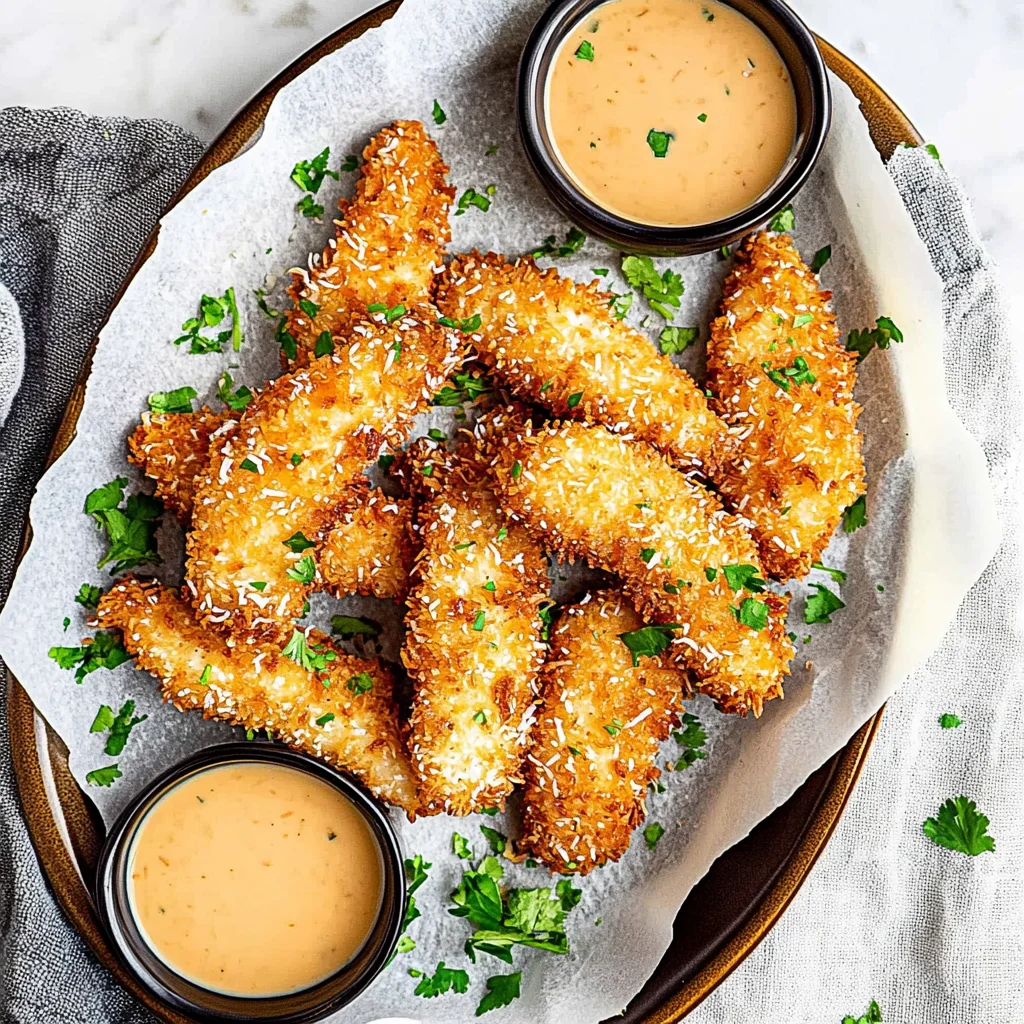 Baked Coconut Chicken Tenders Recipe: Crispy & Delicious
