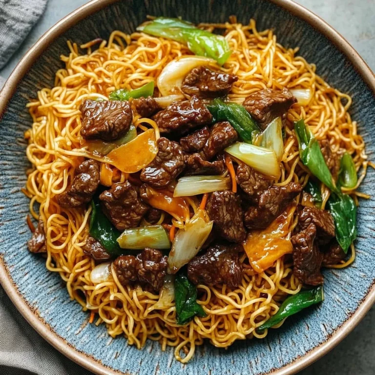 Beef Pan-Fried Noodles: Juicy and Flavor-Packed Delight