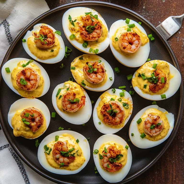 Cajun Shrimp Deviled Eggs: Bold and Zesty Flavor Explosion