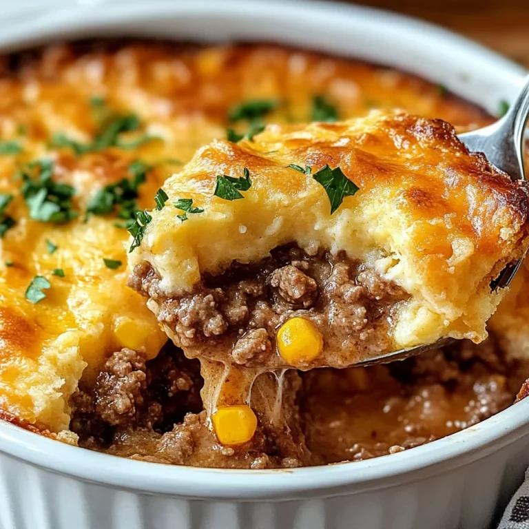 Cheddar Bay Ground Beef Cobbler: Comfort in Every Bite