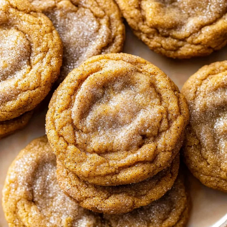 Chewy Pumpkin Snickerdoodle Cookies: Irresistibly Soft