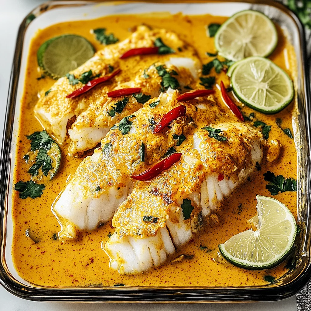 Coconut Curry Baked Cod: Flavorful and Healthy Delight