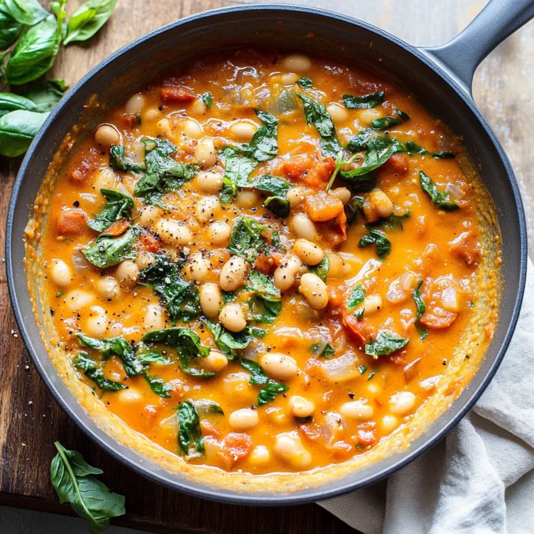 Creamy Tomato White Bean Stew: A Cozy Delight