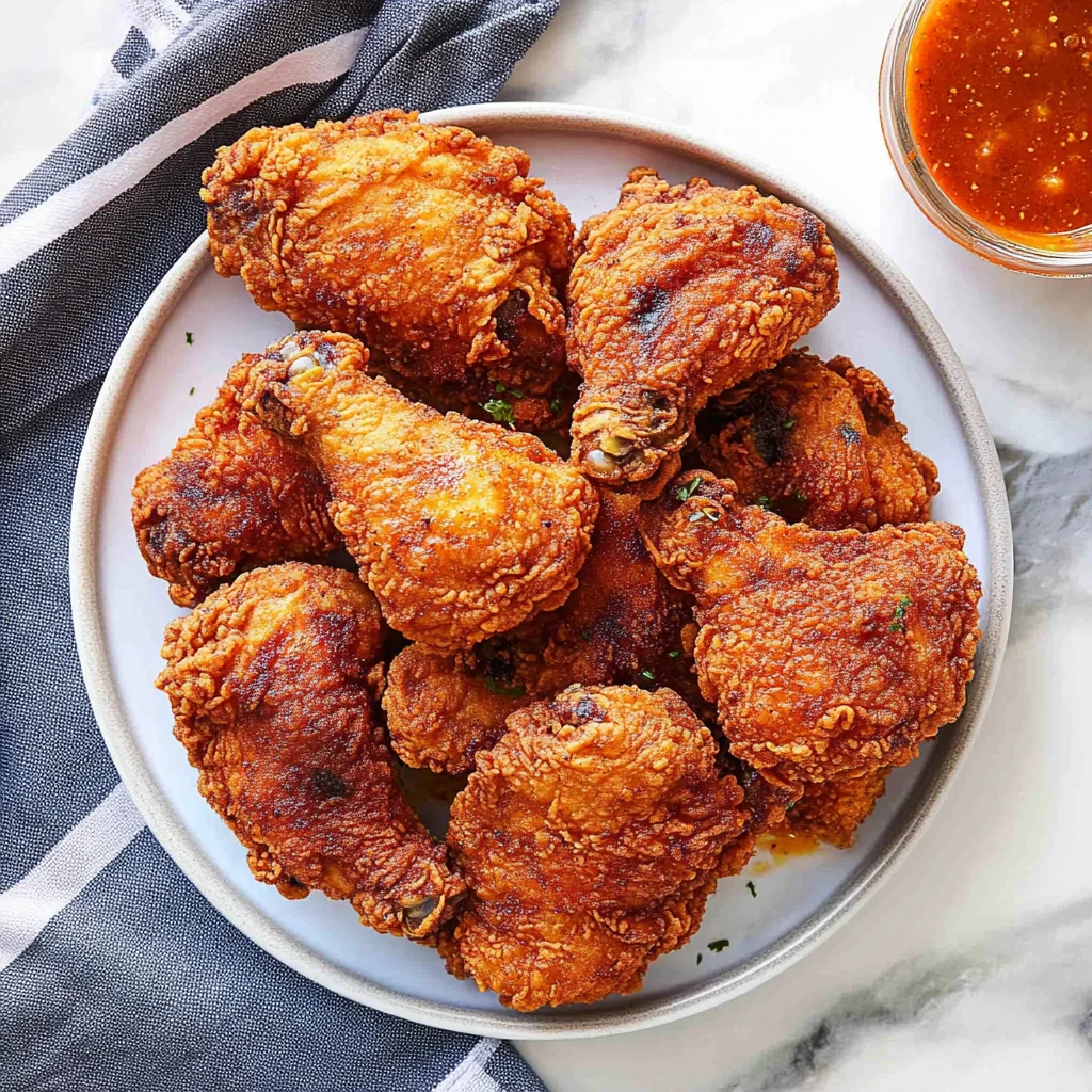 Crispy Spicy Buttermilk Fried Chicken: Irresistibly Tender