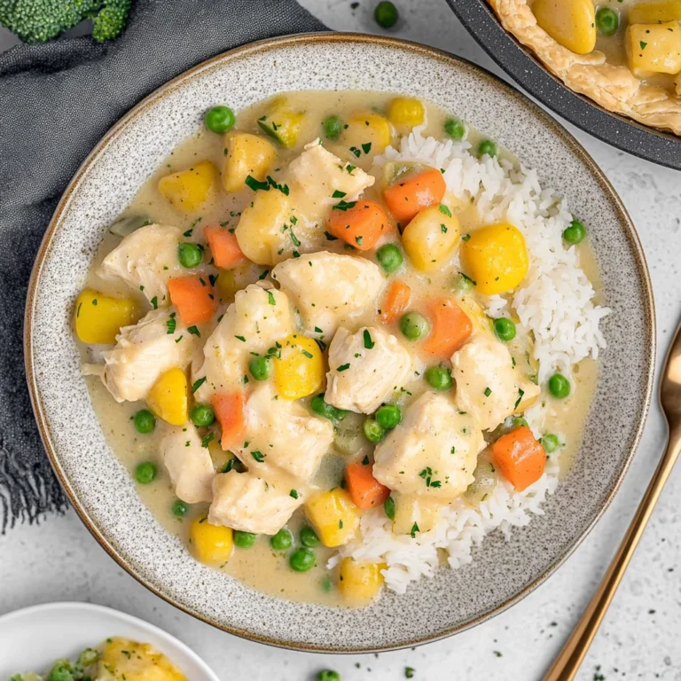 Crustless Chicken Pot Pie Recipe: Cozy and Delicious