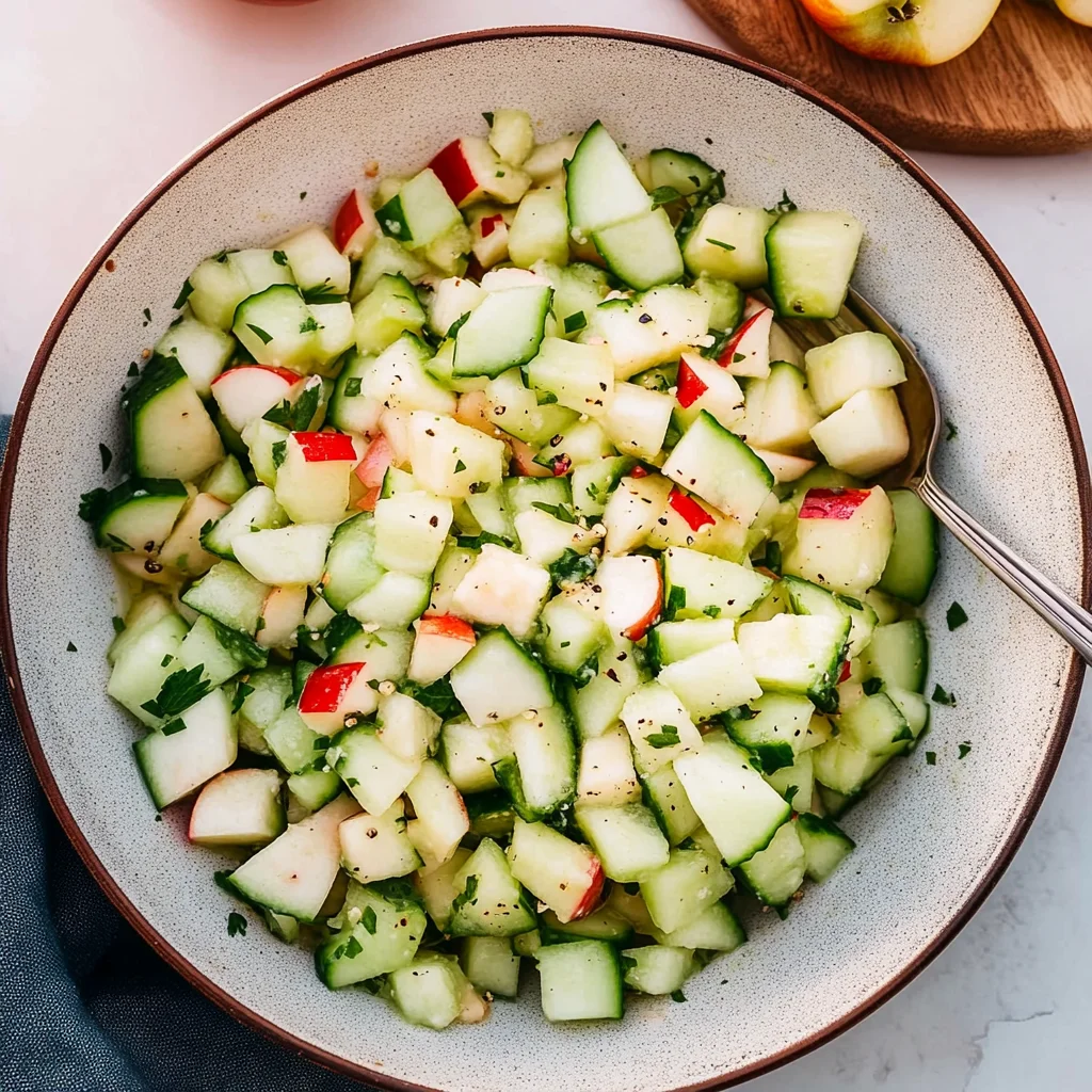 Cucumber Apple Salad: Refreshing and Nutritious Delight