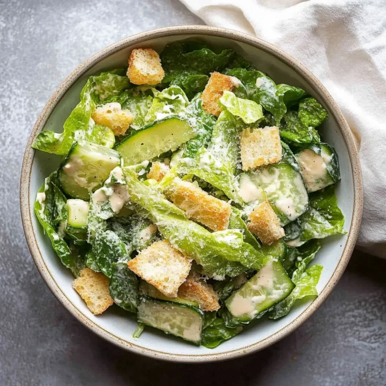Cucumber Caesar Salad: A Refreshing Game Changer