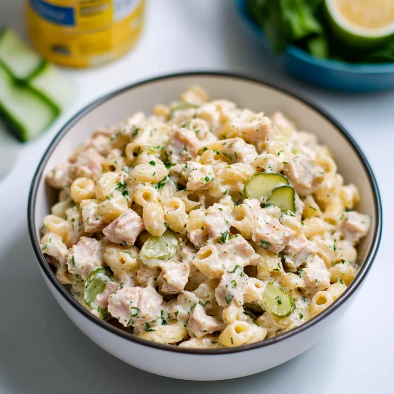 Dill Pickle Tuna Pasta Salad: Refreshingly Zesty Goodness