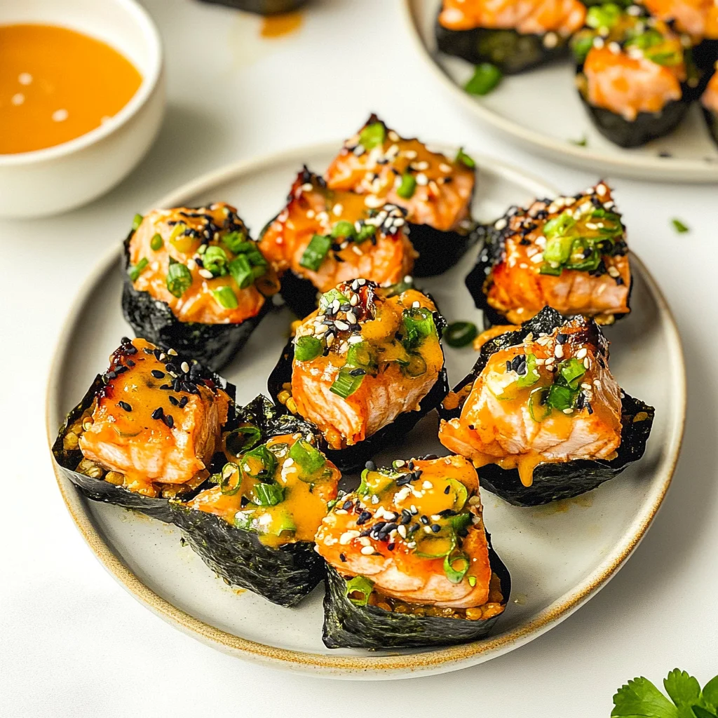 Easy Baked Salmon Sushi Cups: A Delicious Viral Recipe