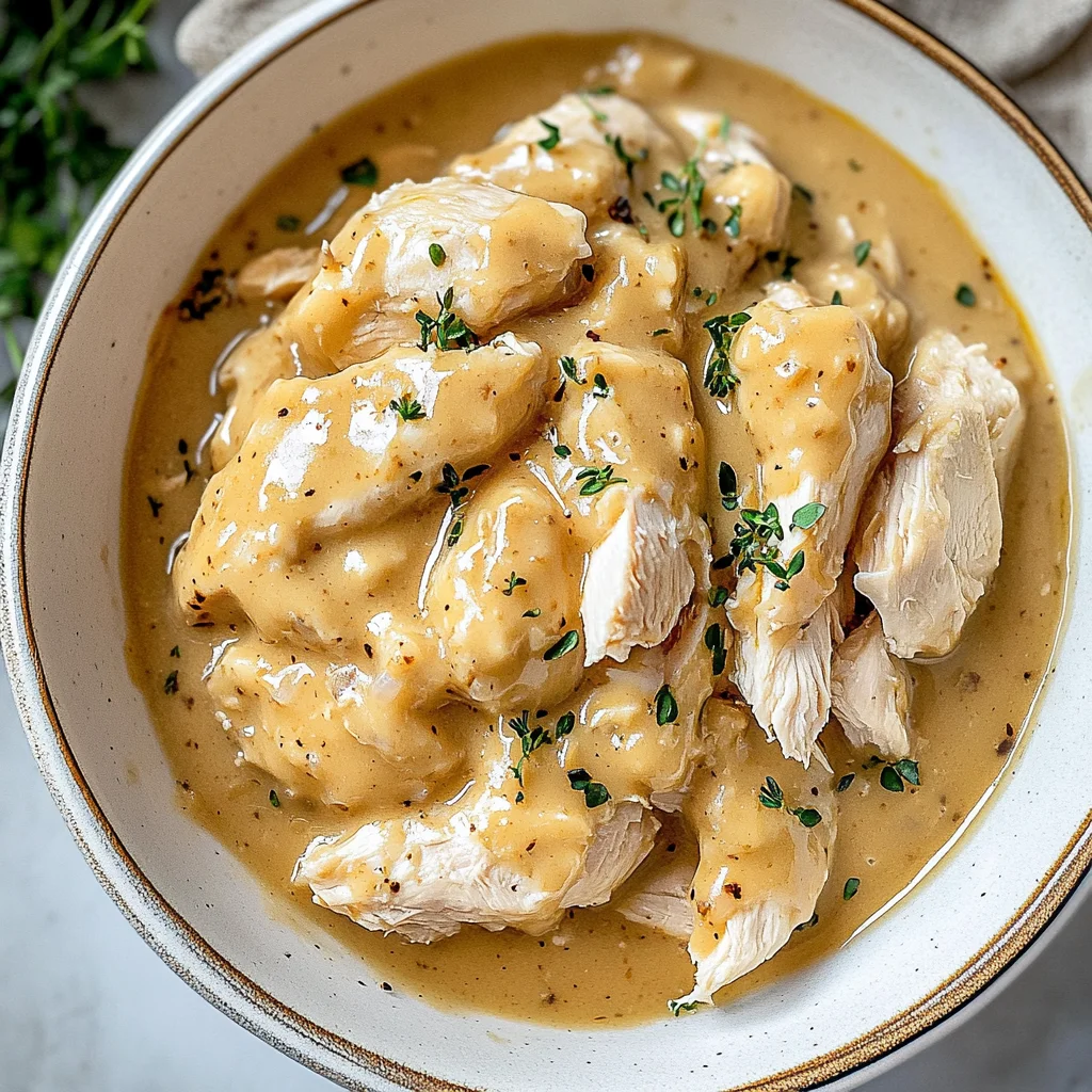 Easy Crockpot Chicken and Gravy: Comfort Food Bliss