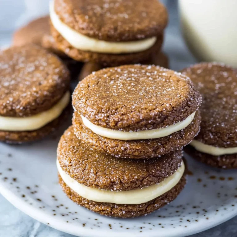 Ginger Molasses Sandwich Cookies with Eggnog Frostings: I…