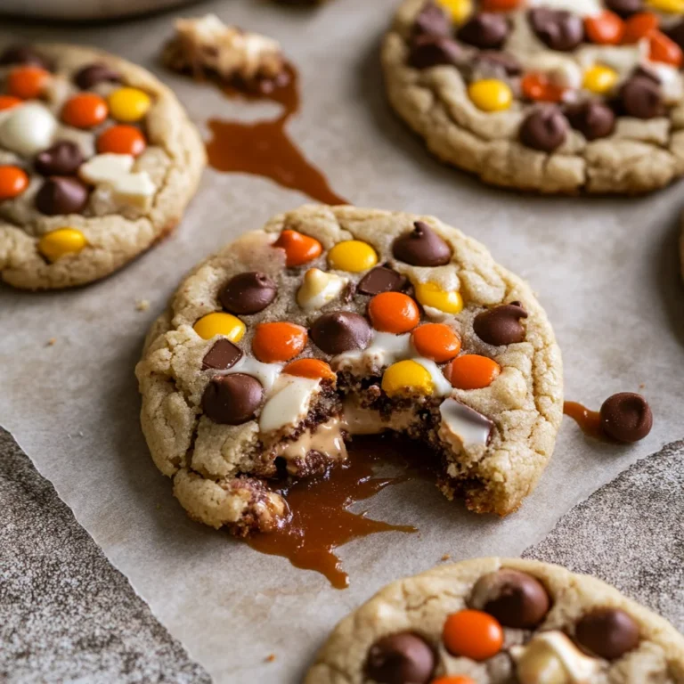 Gooey Reese’s Cheesecake Cookies: Indulgent Bliss Awaits