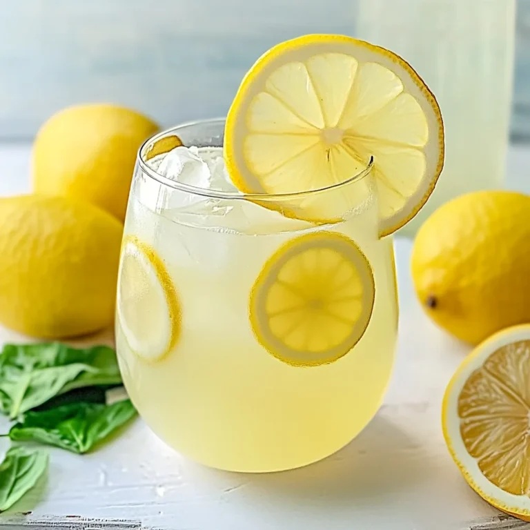 Juicy Vodka Lemonade Spritzer: Refreshingly Fun Summer Sip