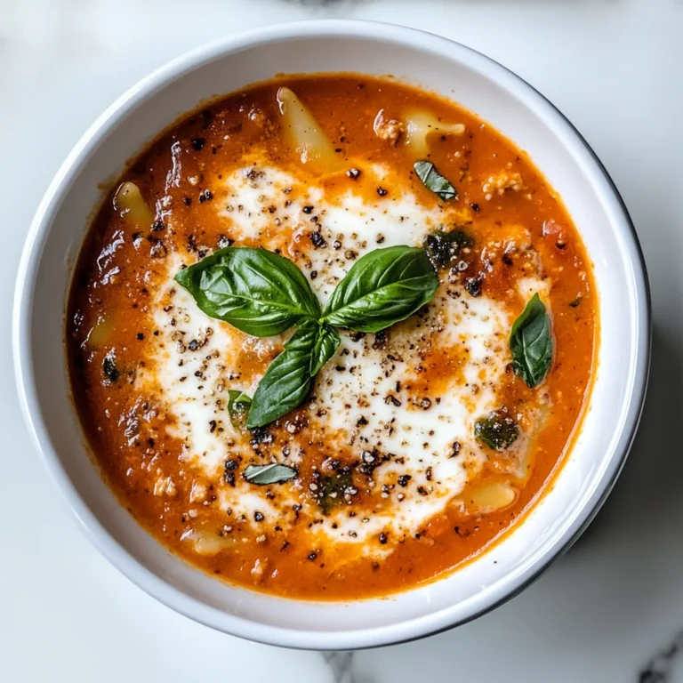 Keto Lasagna Soup Recipe: Cozy and Hearty Goodness