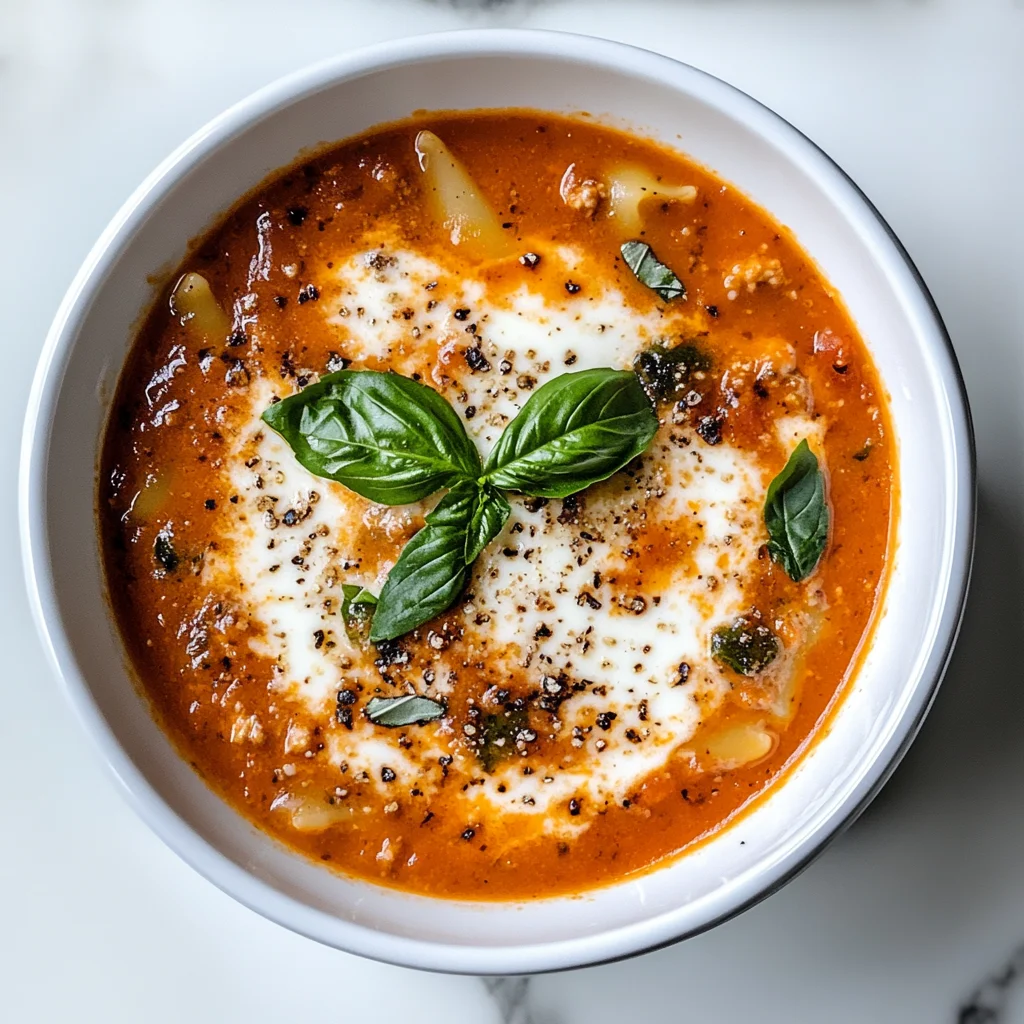 Keto Lasagna Soup Recipe: Cozy and Hearty Goodness