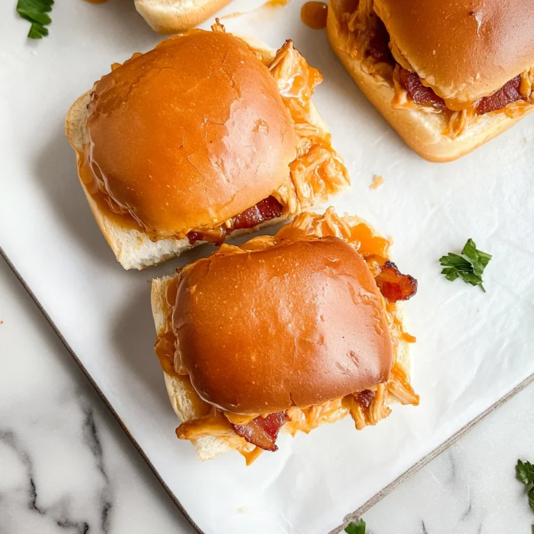 Maple Chicken Bacon Sliders: A Flavor Explosion