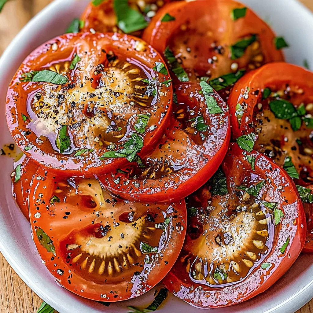 Marinated Tomatoes: A Delicious Recipe for Flavorful Summ…