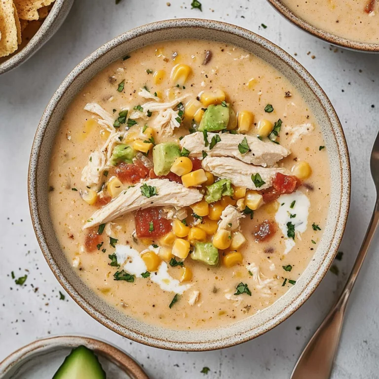 Mexican Street Corn White Chicken Chili: Creamy Comfort Bowl