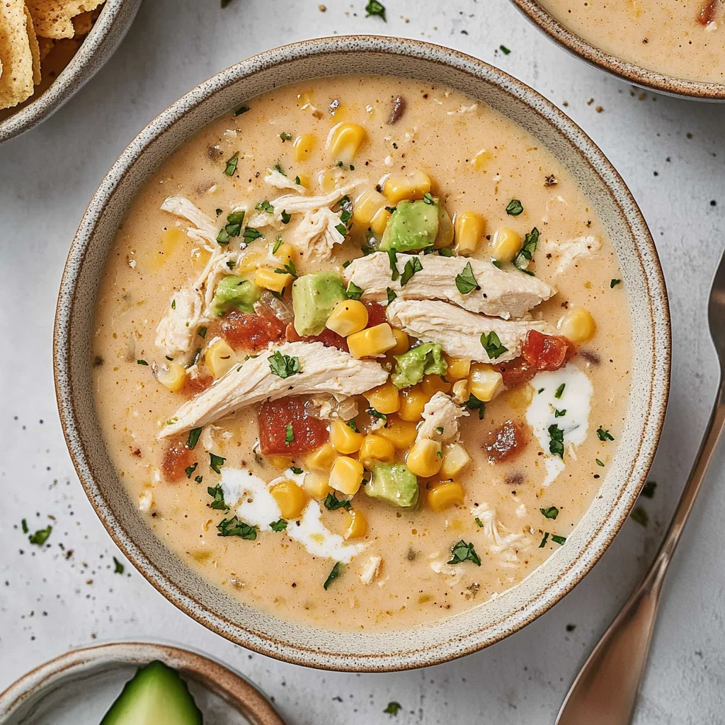 Mexican Street Corn White Chicken Chili: Creamy Comfort Bowl