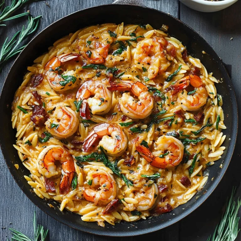One Pan Parmesan Orzo with Shrimp: Ultimate Comfort Food
