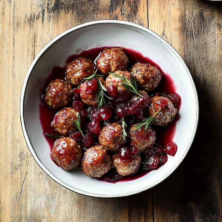Quick Cranberry Meatballs: Guilt-Free Holiday Treats