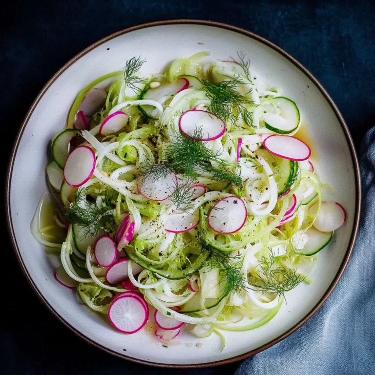 Radish and Fennel Salad with Lemon Dressing: Zesty Delight