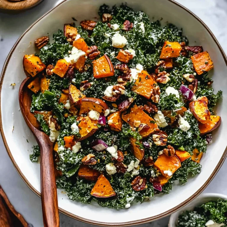 Roasted Sweet Potato Kale Salad: A Wholesome Delight