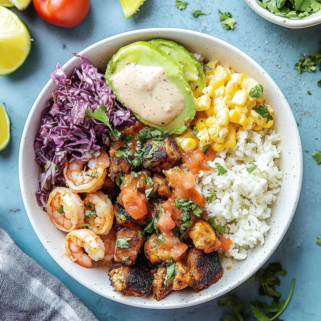 Shrimp Taco Lunch Bowls: Flavorful and Satisfying Meal Prep