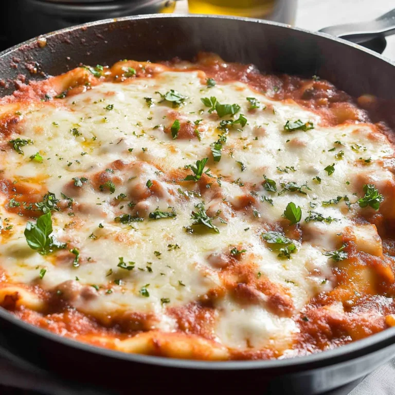 Skillet Lasagna: Hearty and Flavor-Packed Delight
