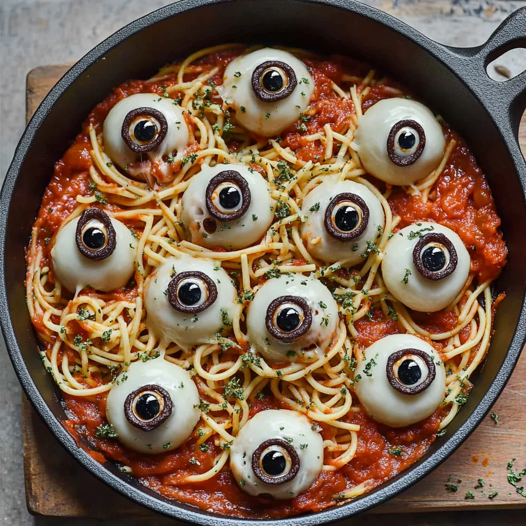 Spooky Spaghetti & Eyeballs: A Fun Halloween Treat