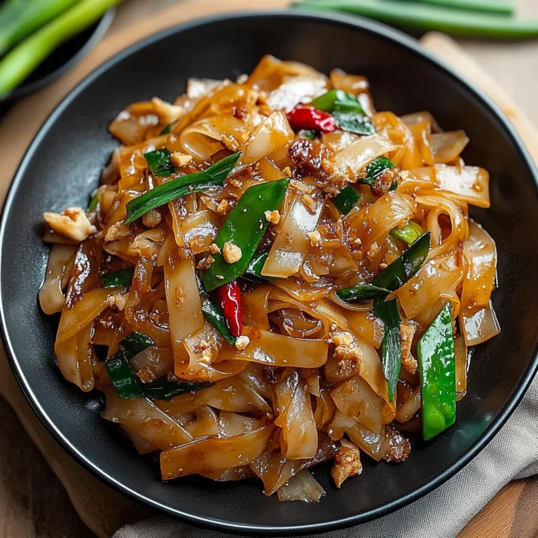 Street Style Thai Drunken Noodles: Irresistibly Spicy Del…