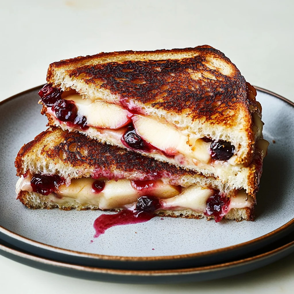 Apple and Cranberry Grilled Cheese: Comfort in Every Bite