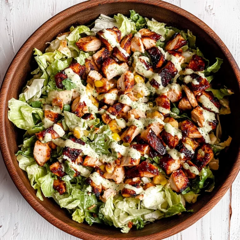 BBQ Chicken Chopped Salad with Cilantro Ranch: Flavorful …