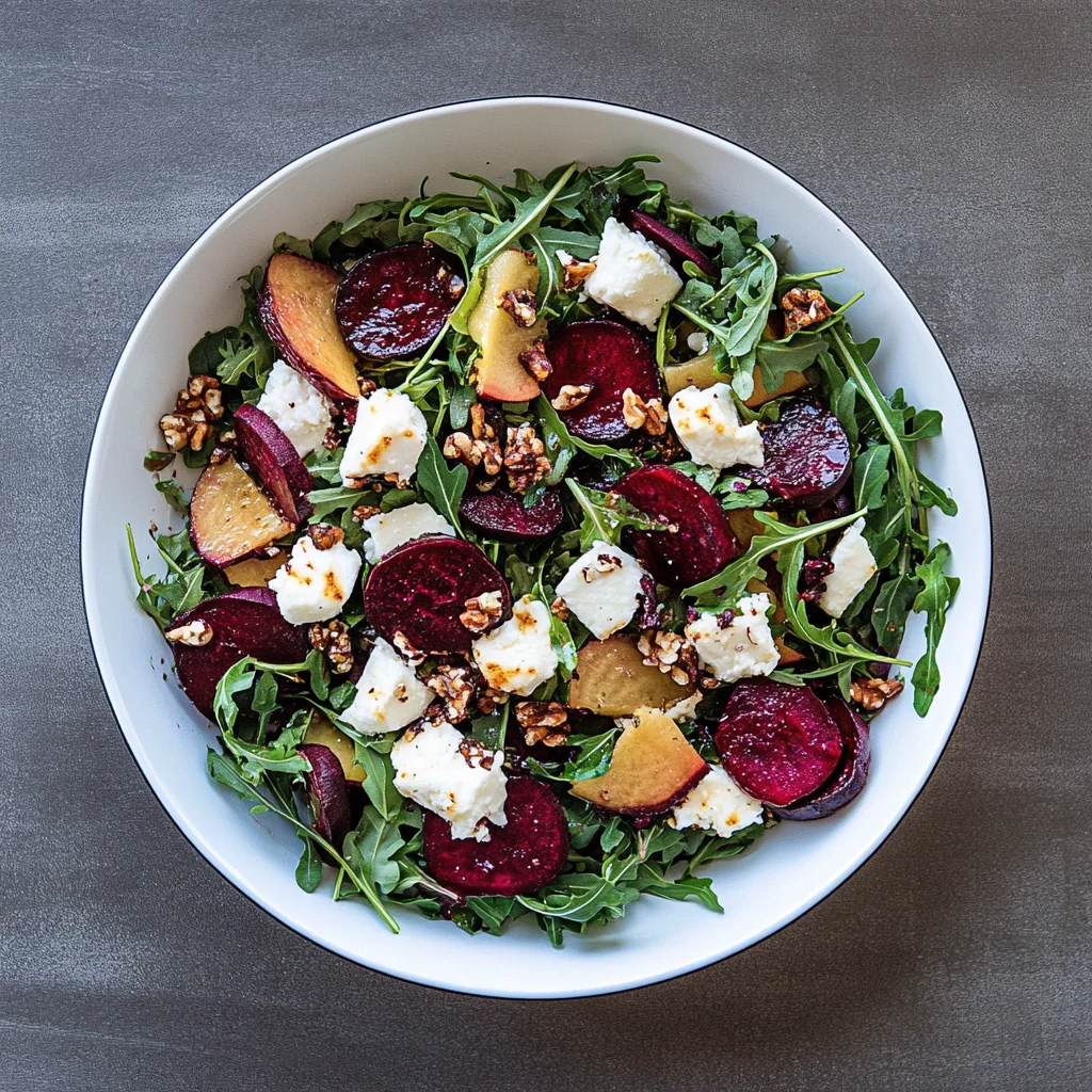 Beet and Goat Cheese Arugula Salad: Fresh and Flavorful D…